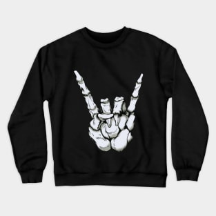 Skeleton Rock - Full Body Crewneck Sweatshirt